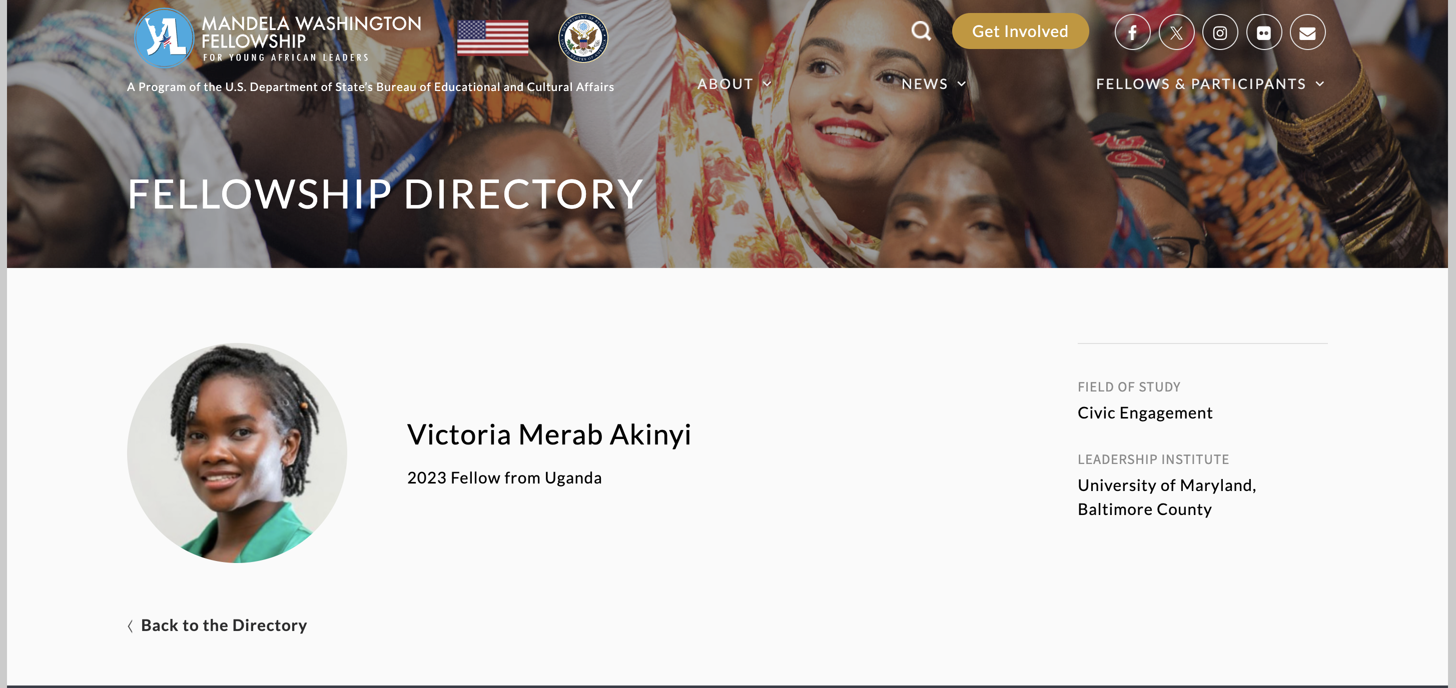 Mandela Washington Fellowship Profile